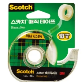 스카치 매직테이프(122A/18mm*16M/3M)